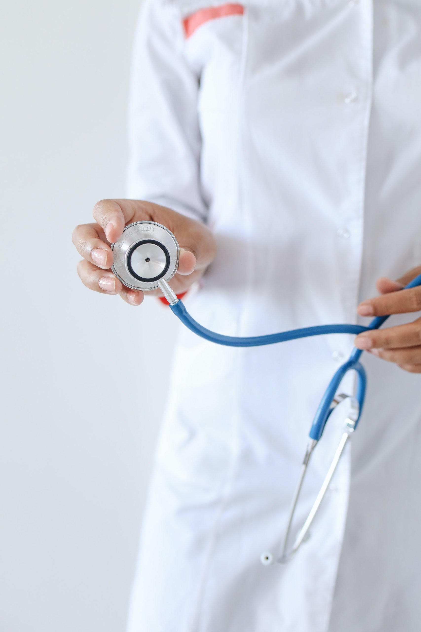 Persona de bata blanca